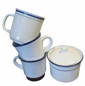 Blue And White Vintage Stoneware Bundle